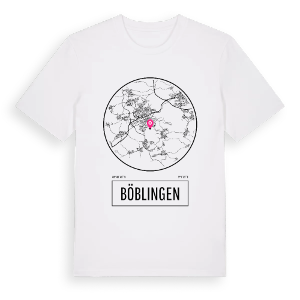 Böblingen t-shirt – ekologisk bomull t-shirt från Pinshirt