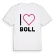 Jag älskar Boll t-shirt stort tryck