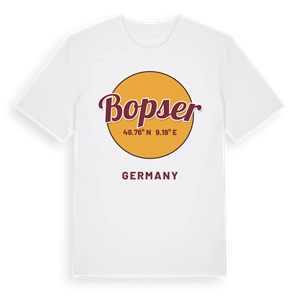 Bopser cirkel t-shirt – ekologisk bomull t-shirt från Pinshirt