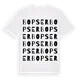 Bopser ordlek t-shirt