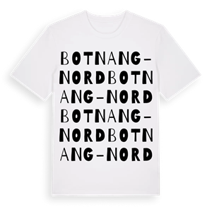 Botnang-Nord ordlek t-shirt – ekologisk bomull t-shirt från Pinshirt