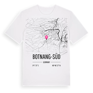 Botnang-Süd karta t-shirt – ekologisk bomull t-shirt från Pinshirt