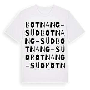 Botnang-Süd ordlek t-shirt – ekologisk bomull t-shirt från Pinshirt