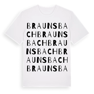 Braunsbach ordlek t-shirt – ekologisk bomull t-shirt från Pinshirt