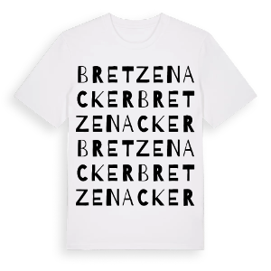 Bretzenacker ordlek t-shirt – ekologisk bomull t-shirt från Pinshirt