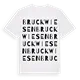 Bruckwiesen ordlek t-shirt