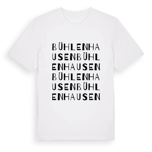 Bühlenhausen ordlek t-shirt – ekologisk bomull t-shirt från Pinshirt