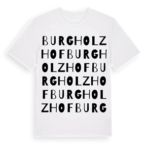 Burgholzhof ordlek t-shirt – ekologisk bomull t-shirt från Pinshirt