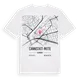 Cannstatt-Mitte karta t-shirt