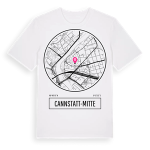 Cannstatt-Mitte t-shirt – ekologisk bomull t-shirt från Pinshirt