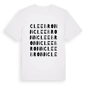 Cleebronn ordlek t-shirt – ekologisk bomull t-shirt från Pinshirt