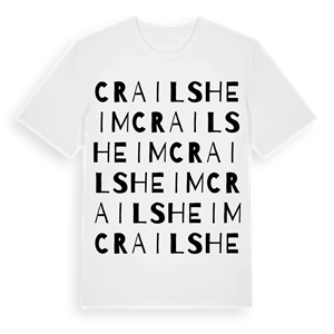 Crailsheim ordlek t-shirt – ekologisk bomull t-shirt från Pinshirt