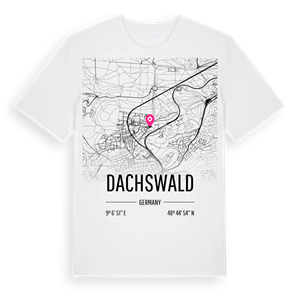 Dachswald karta t-shirt – ekologisk bomull t-shirt från Pinshirt