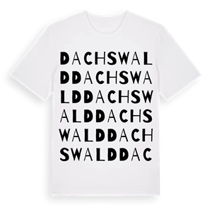 Dachswald ordlek t-shirt – ekologisk bomull t-shirt från Pinshirt
