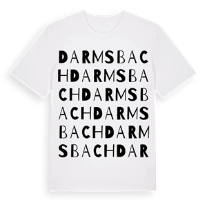 Darmsbach ordlek t-shirt – ekologisk bomull t-shirt från Pinshirt