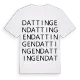 Dattingen ordlek t-shirt
