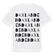 Daxlanden ordlek t-shirt