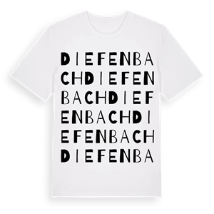 Diefenbach ordlek t-shirt – ekologisk bomull t-shirt från Pinshirt
