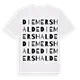 Diemershalde ordlek t-shirt