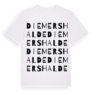 Diemershalde ordlek t-shirt – ekologisk bomull t-shirt från Pinshirt