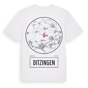 Ditzingen t-shirt – ekologisk bomull t-shirt från Pinshirt