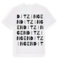 Ditzingen ordlek t-shirt