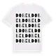 Dobel ordlek t-shirt