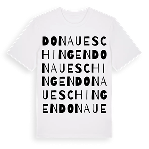 Donaueschingen ordlek t-shirt – ekologisk bomull t-shirt från Pinshirt