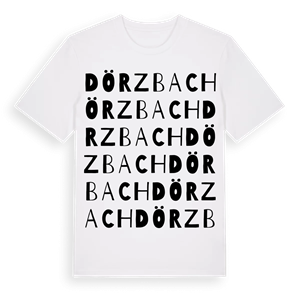 Dörzbach ordlek t-shirt – ekologisk bomull t-shirt från Pinshirt