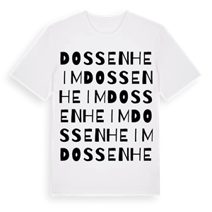 Dossenheim ordlek t-shirt – ekologisk bomull t-shirt från Pinshirt