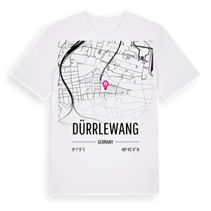 Dürrlewang karta t-shirt – ekologisk bomull t-shirt från Pinshirt