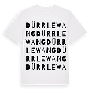 Dürrlewang ordlek t-shirt – ekologisk bomull t-shirt från Pinshirt