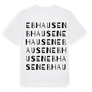 Ebhausen ordlek t-shirt – ekologisk bomull t-shirt från Pinshirt