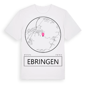 Ebringen t-shirt – ekologisk bomull t-shirt från Pinshirt