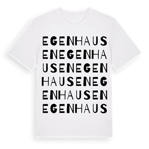 Egenhausen ordlek t-shirt – ekologisk bomull t-shirt från Pinshirt