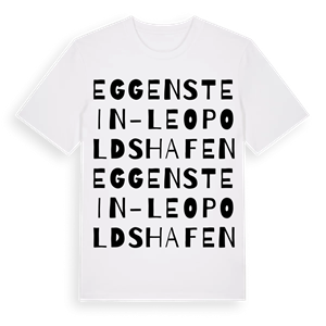 Eggenstein-Leopoldshafen ordlek t-shirt – ekologisk bomull t-shirt från Pinshirt