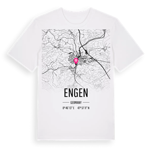 Engen karta t-shirt – ekologisk bomull t-shirt från Pinshirt
