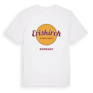 Eriskirch cirkel t-shirt – ekologisk bomull t-shirt från Pinshirt