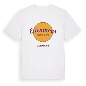 Erlenmoos cirkel t-shirt – ekologisk bomull t-shirt från Pinshirt