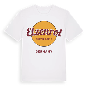 Etzenrot cirkel t-shirt – ekologisk bomull t-shirt från Pinshirt