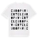 Europaviertel ordlek t-shirt