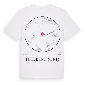 Feldberg (Ort) t-shirt – ekologisk bomull t-shirt från Pinshirt