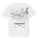 Feuerbach-Mitte karta t-shirt