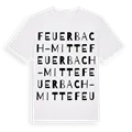 Feuerbach-Mitte ordlek t-shirt