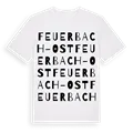 Feuerbach-Ost ordlek t-shirt