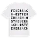 Feuerbach-Ost ordlek t-shirt
