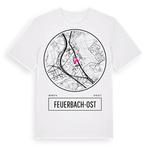 Feuerbach-Ost t-shirt – ekologisk bomull t-shirt från Pinshirt