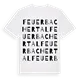 Feuerbacher Tal ordlek t-shirt