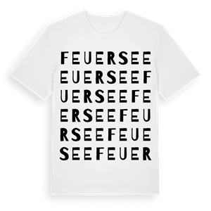 Feuersee ordlek t-shirt – ekologisk bomull t-shirt från Pinshirt