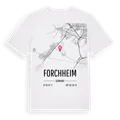 Forchheim karta t-shirt